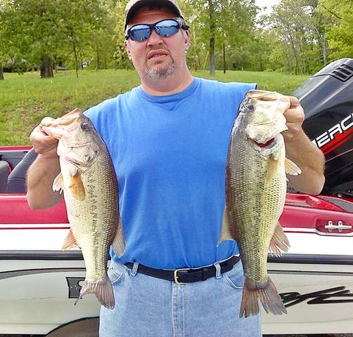 2 nice ones from a 5 bass limit...My brother and I won this day!
